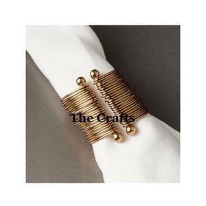 Ensemble de 3 porte-serviettes triangulaires de qualité supérieure, couleur or et argent, porte-serviettes en tissu à vendre - Product Image 6