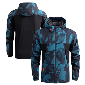 Vestes softshell coupe-vent légères à sublimation Vestes d'extérieur respirantes personnalisées imprimées en 3D par OEM - Product Image 3