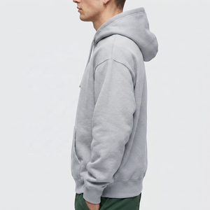 High quality Oversized Heavyweight 100%Cotton Hoodies Custom Drop Shoulder Fleece Pullover Men Relaxed Fit Casual Sweatshirts - Product Image 2