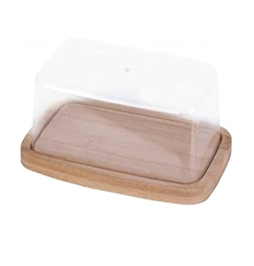 Plat de service à beurre à prix d'usine Boîte en bois Planche à fromage biologique au design classique avec couvercle à un coût abordable - Product Image 4