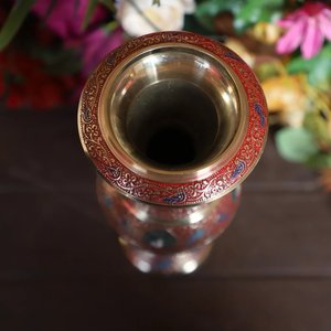 Florero de aluminio alto moderno de alta calidad, jarrón de suelo de arte único para decoración Interior del vestíbulo del Hotel, el mejor precio al por mayor - Product Image 4