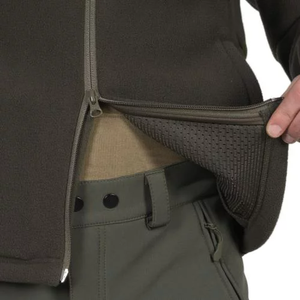 Veste en polaire légère et respirante avec fermeture éclair, panneaux softshell renforcés et design multi-poches LEGATUS CAMO - Product Image 6