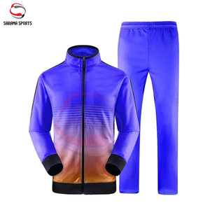 Ensemble de jogging unisexe, vêtements de sport, survêtement deux pièces, fabrication directe, survêtement de jogging slim pour homme, survêtement de sport pour la salle de sport, logo personnalisé - Product Image 1