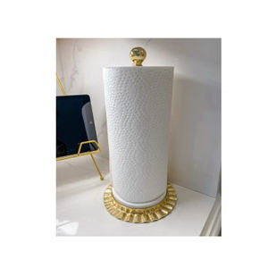 Support de papier de soie sur pied en acier inoxydable et marbre de qualité supérieure, vente en gros et fournisseur de décoration intérieure - Product Image 4