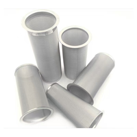 Filtre à café en acier inoxydable à mailles carrées de 100 microns pour brassage à froid, compatible avec les bouteilles Mason à large ouverture de 32/64 OZ