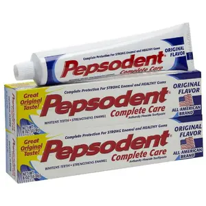 Pepsodent คอมพลิค แคร์ ยาสีฟันฟลูออไรด์ป้องกันฟันผุ รสดั้งเดิม 6 ออนซ์ (2 แพ็ค)