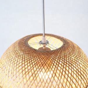 Best Selling Unique <b>Bamboo</b> <b>Light</b> Pendant Natural <b>Bamboo</b> Pendant <b>Light</b> <b>Shade</b>, Lampshade Rattan Round Wooden Lampshade - Product Image 3