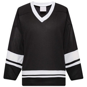 Jersey de Hockey sobre Hielo con Cuello en V y Logotipo Personalizado al por Mayor, Estilo Moderno, Impreso, de Secado Rápido, Ecológico e Impermeable para Hombre - Product Image 6
