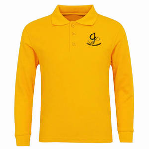 Camisetas transpirables Polo de manga larga de moda de negocios informales para camiseta de solapa suelta de estilo de patrón personalizado - Product Image 1