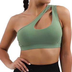 Soutien-gorge de sport de yoga 100% de haute qualité pour femmes avec supports uniques Logo personnalisé Ensemble de soutien-gorge unique - Product Image 1