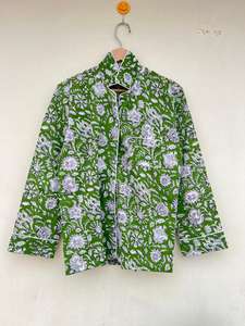 Traje de noche con estampado Floral hecho a mano exclusivo indio 100% algodón popelina Elegante ropa de dormir informal de lujo para Primavera Verano invierno - Product Image 4