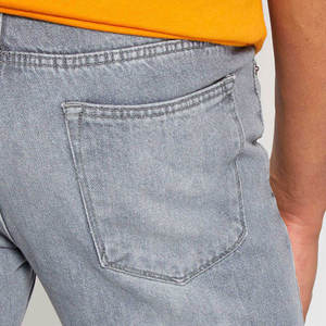 กางเกงยีนส์ผ้าเดนิมเข้ารูปพอดีตัวสำหรับผู้ชายเสื้อผ้าแนวสตรีทผ้าฝ้าย100% ใส่สบายไซส์ใหญ่พิเศษสำหรับฤดูหนาวตามสั่ง - Product Image 6