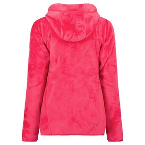 Ropa deportiva elegante para mujer, chaqueta polar ajustable con capucha, chaqueta cálida transpirable de peso pesado para mujer con logotipo personalizado - Product Image 2