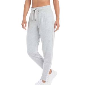 Pantalons de jogging pour femmes en molleton français, mélange polyester/coton, qualité supérieure, coupe régulière, taille élastique, devant plat, décontractés, pour l'hiver - Product Image 2