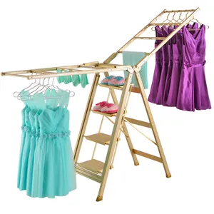 High Quality Household Clothes Drying Racks Multifunction Shoes Socks And Clothes Drying Hanger Back-Yard Clothes Drying Racks