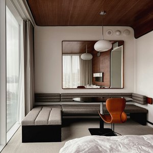 Hotel Lobby <b>Sofa</b> Custom Upholstered Three Seater <b>Sofa</b> for Hotel Lounges <b>Suites</b> and Public Areas - Product Image 1