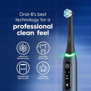 Cepillo de dientes eléctrico Oral-B iO Serie 9 con 4 cabezales de repuesto Oral-B, Blanco Alabastro - Product Image 4