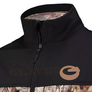 Meilleures ventes Veste Softshell pour homme Dernier style avec logo personnalisé Col à capuche Tissu disponible en gros - Product Image 6