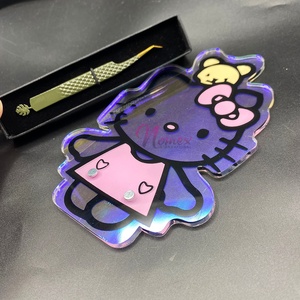 Pinzas para Extensión de Pestañas Nomex International Kitten, con Imán, Transparentes, Herramientas Sostenibles - Product Image 2