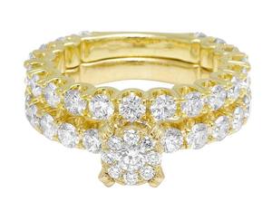 Venta caliente VS Lab Grown Round Diamond Cut Diamond Anillo de compromiso Joyería para mujeres - Product Image 1