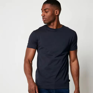 Camisetas atléticas de secado rápido de alta calidad 100% ropa deportiva de algodón para hombre entrenamiento gimnasio ajustado hombres camiseta para hombres - Product Image 3