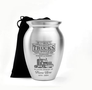 100% fabriqué à la main écologique en laiton massif urne funéraire adulte urne funéraire pour cendres humaines occasion commémorative acier métal matériel - Product Image 6