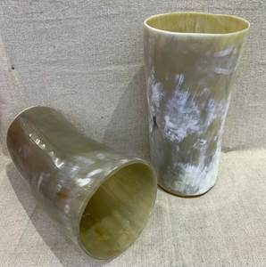 Verre à liqueur en corne de buffle fabriqué à la main pour cadeau de mariage Viking Verre à liqueur en corne de buffle pour whisky hydromel et rhum à bas prix - Product Image 1