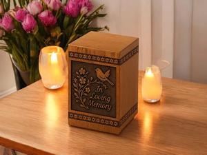 Urna cremación de madera de lujo con materiales de alta calidad para proporcionar a las familias comodidad y dignidad conmemorativa - Product Image 2