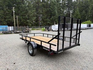 Remolque Utilitario de Acero 6x12, Remolque de Eje Único con Puerta de 5 pies, Precio de Proveedor - Product Image 1