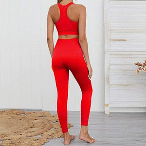 Best Selling Women's Custom Color Full Length Spandex/Nylon Eco-Friendly Abdominal Tightening Butt Lift Exercise Yoga Leggings - Product Image 4