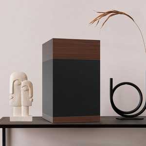 Urna de madera de nogal negro hecha a mano para cenizas de adultos, caja de urna funeraria decorativa grande para hombres y mujeres, contenedor de cremación elegante - Product Image 5