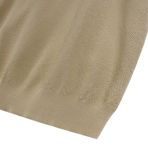 Camiseta de Hombre con Cierre, Corte Regular, Manga Corta, 72% Algodón, 28% Poliéster, Tejido de Punto, Sólida, Anti-bolitas, Transpirable, OEM, ODM, Personalizable - Product Image 6