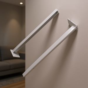 Set of 2 Metal Shelf <b>Brackets</b> 40 cm Wall <b>Shelves</b> - Product Image 3