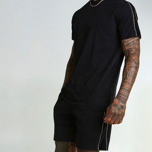 Ensemble de vêtements de sport pour hommes, style streetwear, été, OEM, short et t-shirt décontractés, coupe ample, nylon, ensemble 2 pièces - Product Image 2