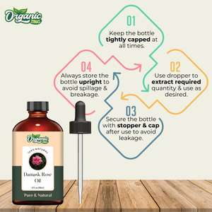100% Pure Organic Damask Rose huile essentielle corps utilisation ensemble à prix économique avec emballage personnalisé OEM approvisionnement pour les soins de santé - Product Image 6