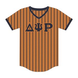 Maglia da Baseball maglia maglia gessato in poliestere maglia maglia maglia maglia maglia a V scollo a V in poliestere con riempimento dei vuoti ricamo - Product Image 2