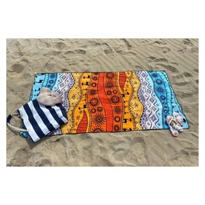 Professional Custom Knitted Bohemian Style 100% Organic Cotton GOTS <b>Beach</b> <b>Towels</b> Soft Large Light Weight 2k24 Home Use Adults - Product Image 1