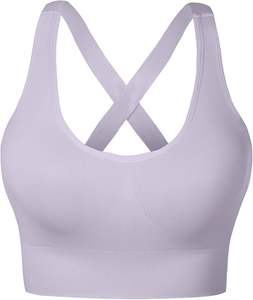 Soutien-gorge de sport pour femme de qualité supérieure, ultra confortable et respirant, avec logo frontal, pour la course à pied, l'entraînement, utilisation adulte - Product Image 3