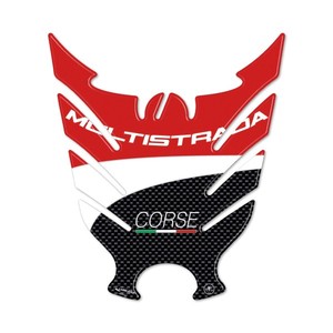 Adesivi 3D con Logo DUCATI CORSE per Serbatoio Moto MULTISTRADA 1200 2010-14 - Product Image 2