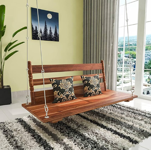 Jhula compacta de madera oscura con parte posterior de husillo y diseño simple, disponible a precios al por mayor. - Product Image 6