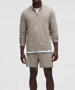 เสื้อกันหนาวคอกลมมีซิปสำหรับผู้ชายเสื้อกันหนาวผ้าน้ำหนักเบาทันสมัย - Product Image 3