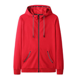 Sudadera con capucha de gran tamaño Unisex de Pakistán 100% algodón con cremallera completa con patrón sólido nuevo estilo de talla grande grueso para otoño - Product Image 1