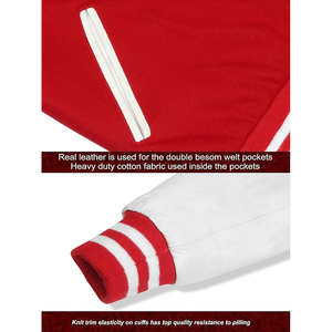 Veste universitaire polyvalente pour hommes qui peut être habillée vers le haut ou vers le bas Veste universitaire pour hommes - Product Image 5