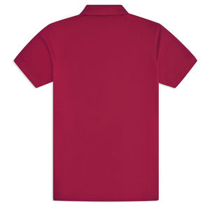 Polo pour homme haut de gamme personnalisable 100% coton avec motif uni écologique Piqué uni rouge Tailles XL à 5XL - Product Image 4
