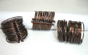 Anneau de serviette en fil métallique de qualité supérieure, prix abordable, pour mariage et fête, fournitures de fête, anneau de serviette en métal bon marché et raisonnable - Product Image 3