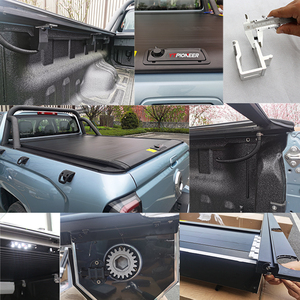 YTPIONEER aleación de aluminio duro retráctil camioneta cubierta de cama Manual Tonneau cubierta para <span class=keywords><strong>Ford</strong></span> <span class=keywords><strong>F150</strong></span> F250 F350 impermeable - Product Image 3