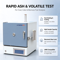 Four à moufle rapide intégré intelligent YX-WK7313 1000°C pour l'analyse des cendres de charbon et des matières volatiles, équipement de laboratoire à écran tactile