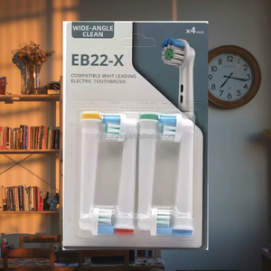 Durable Replacement Electric <b>Toothbrush</b> <b>Heads</b> with Premium Nylon Bristles for Home & Hotel Use Long Lasting Performance - Product Image 2