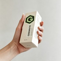 Emballage cosmétique personnalisé écologique, boîte à sérum avec gaufrage dégradé, flacon compte-gouttes recyclable pour crème pour le visage, marques durables