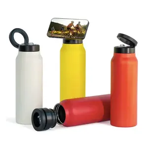 Bouteille d'eau isolée en acier inoxydable de 720ml 24oz avec couvercle à fermeture magnétique - Product Image 1